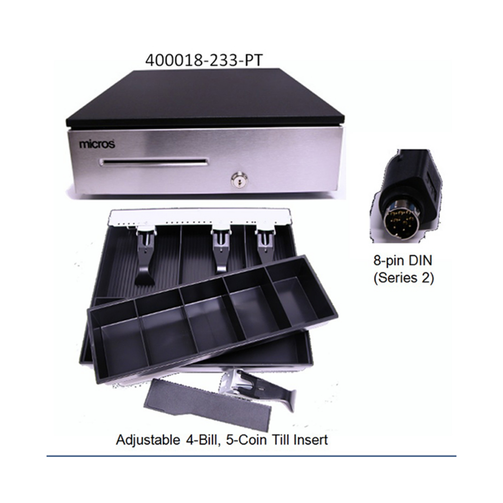 Single Media Slot Cash Drawer Micros Depot